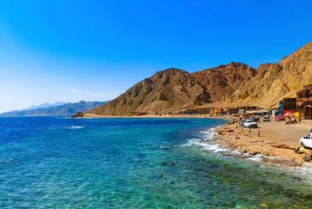 Dahab’s beaches or coastline