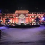 The Egyptian Museum in Cairo at night, a sight to behold